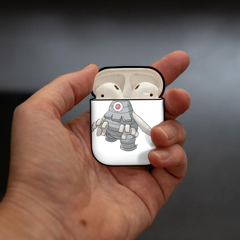 ポケットモンスター Pokémon AirPods 第2世代保護ケース ハードシェル ブラック 耐衝撃・防指紋・カラビナ付き