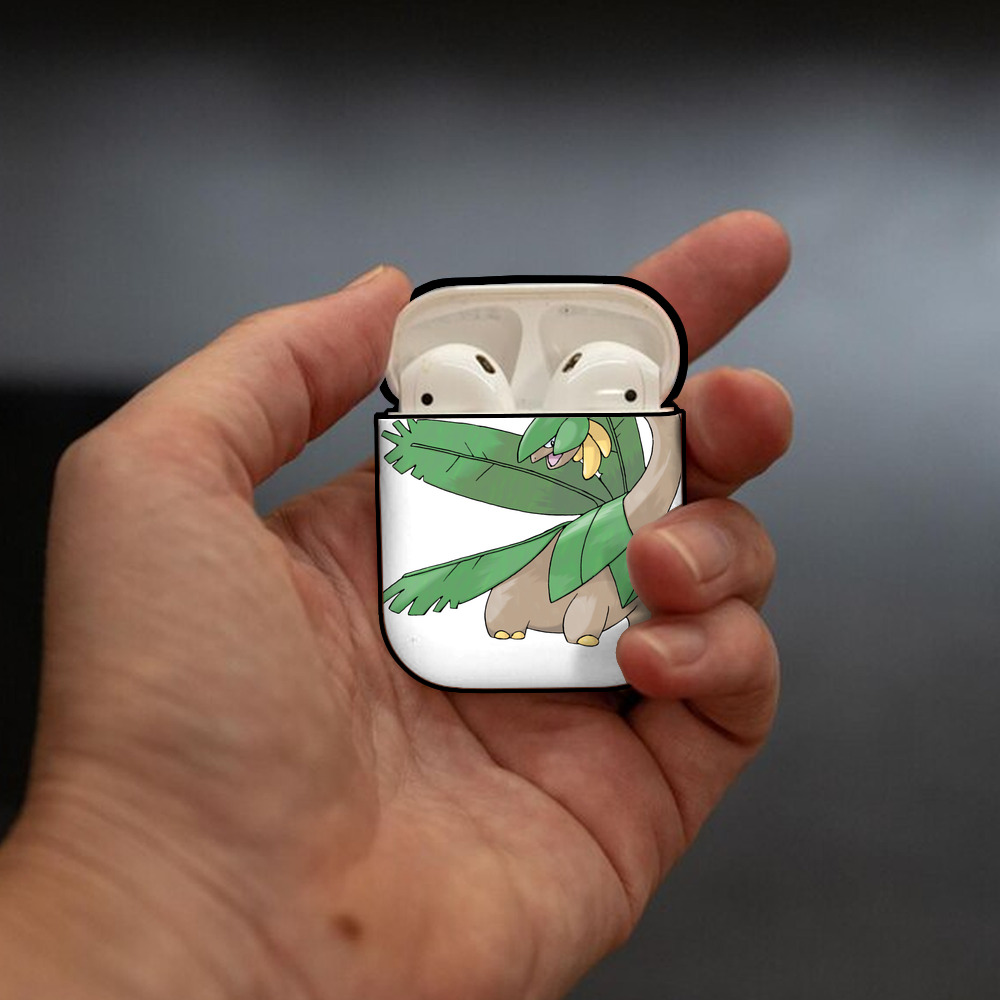 ポケットモンスター Pokémon AirPods 第2世代保護ケース ハードシェル ブラック 耐衝撃・防指紋・カラビナ付き