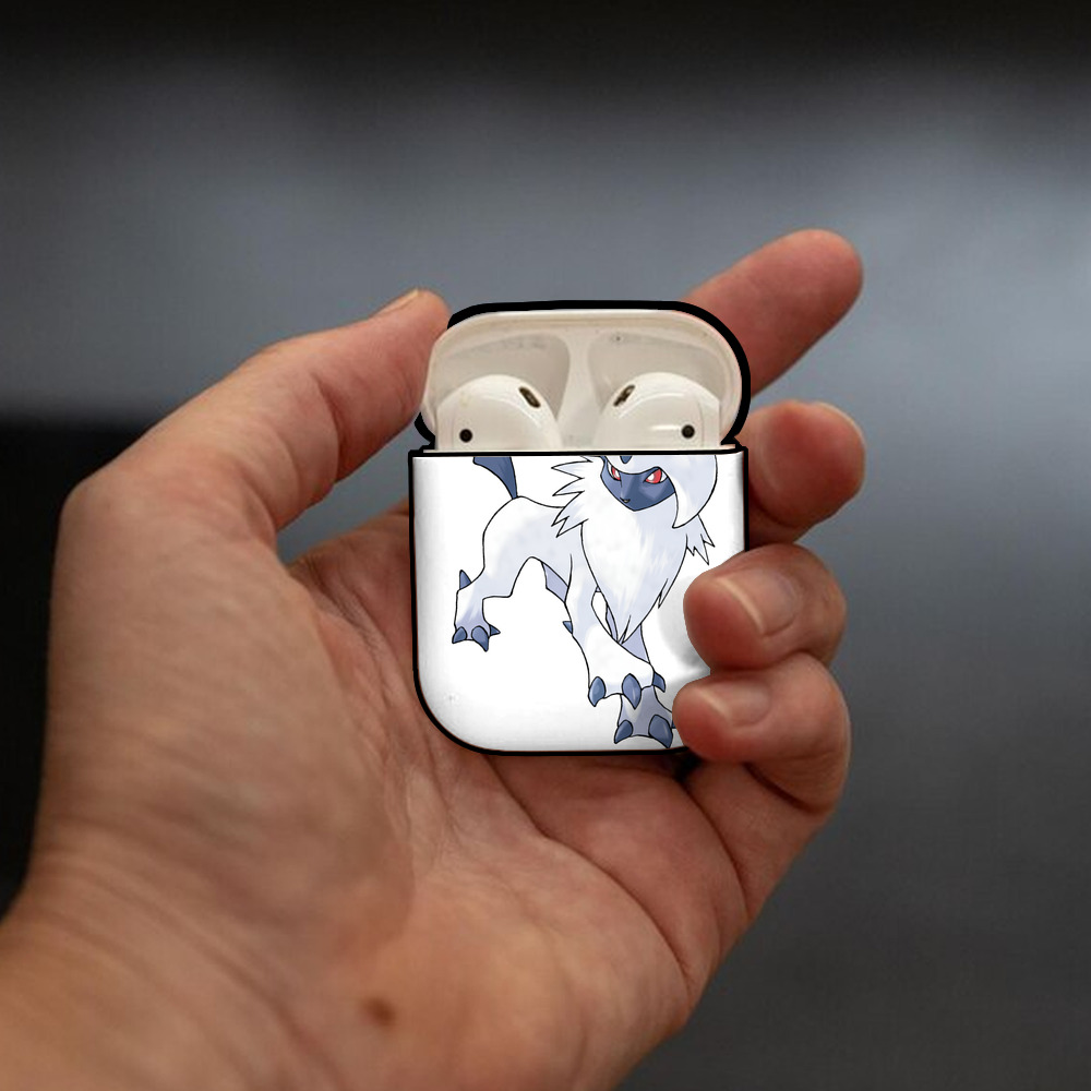 ポケットモンスター Pokémon AirPods 第2世代保護ケース ハードシェル ブラック 耐衝撃・防指紋・カラビナ付き