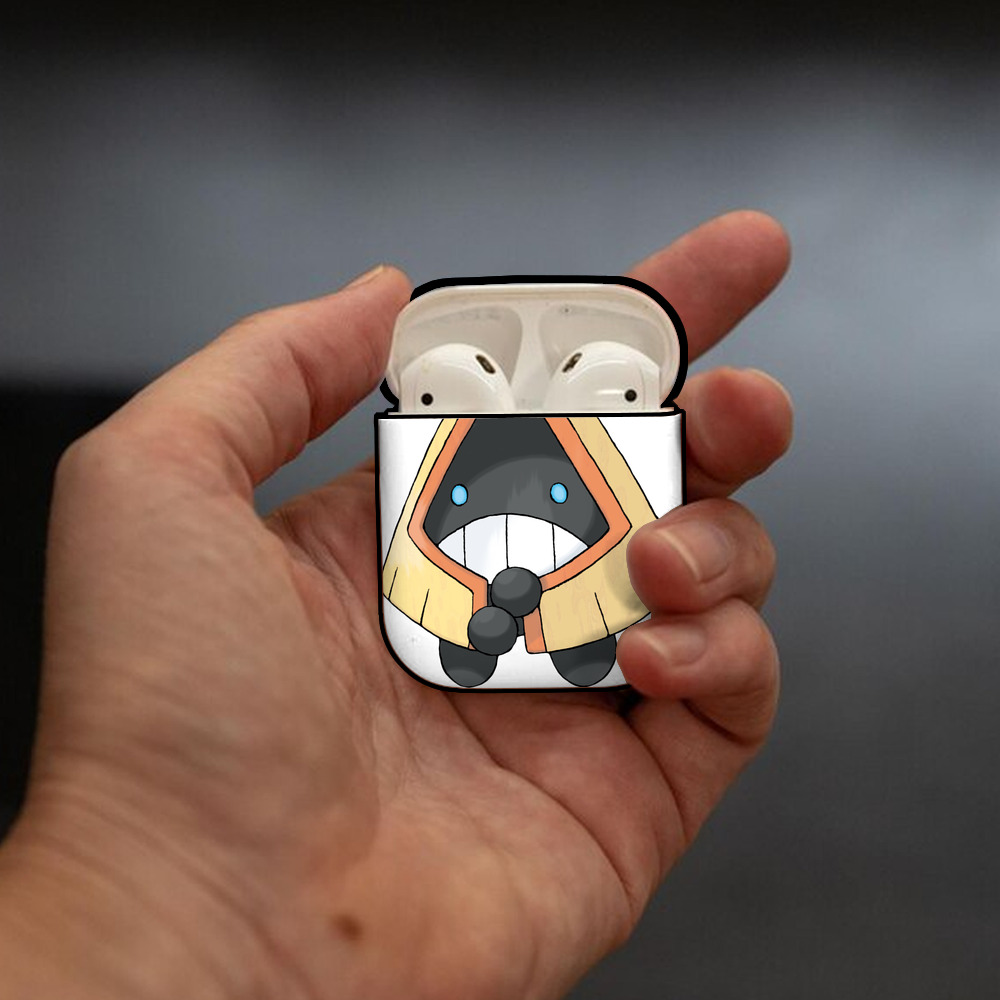 ポケットモンスター Pokémon AirPods 第2世代保護ケース ハードシェル ブラック 耐衝撃・防指紋・カラビナ付き