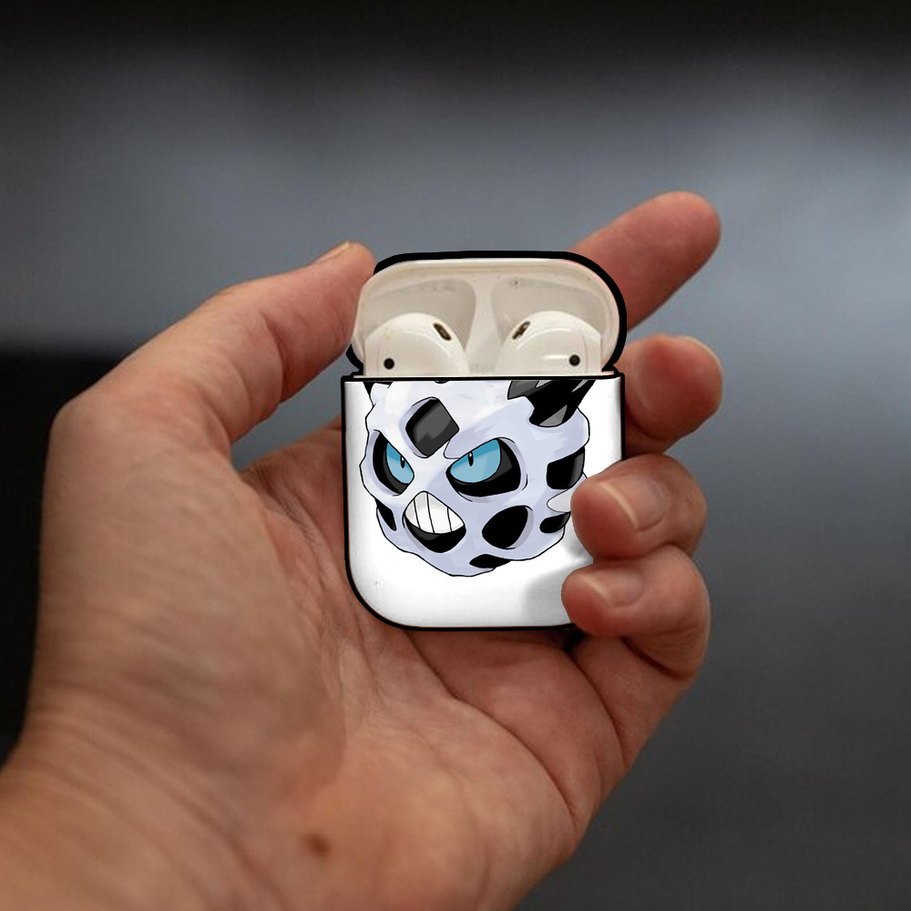 ポケットモンスター Pokémon AirPods 第2世代保護ケース ハードシェル ブラック 耐衝撃・防指紋・カラビナ付き