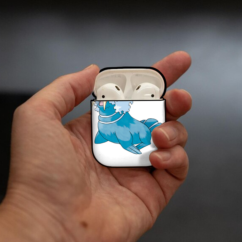 ポケットモンスター Pokémon AirPods 第2世代保護ケース ハードシェル ブラック 耐衝撃・防指紋・カラビナ付き