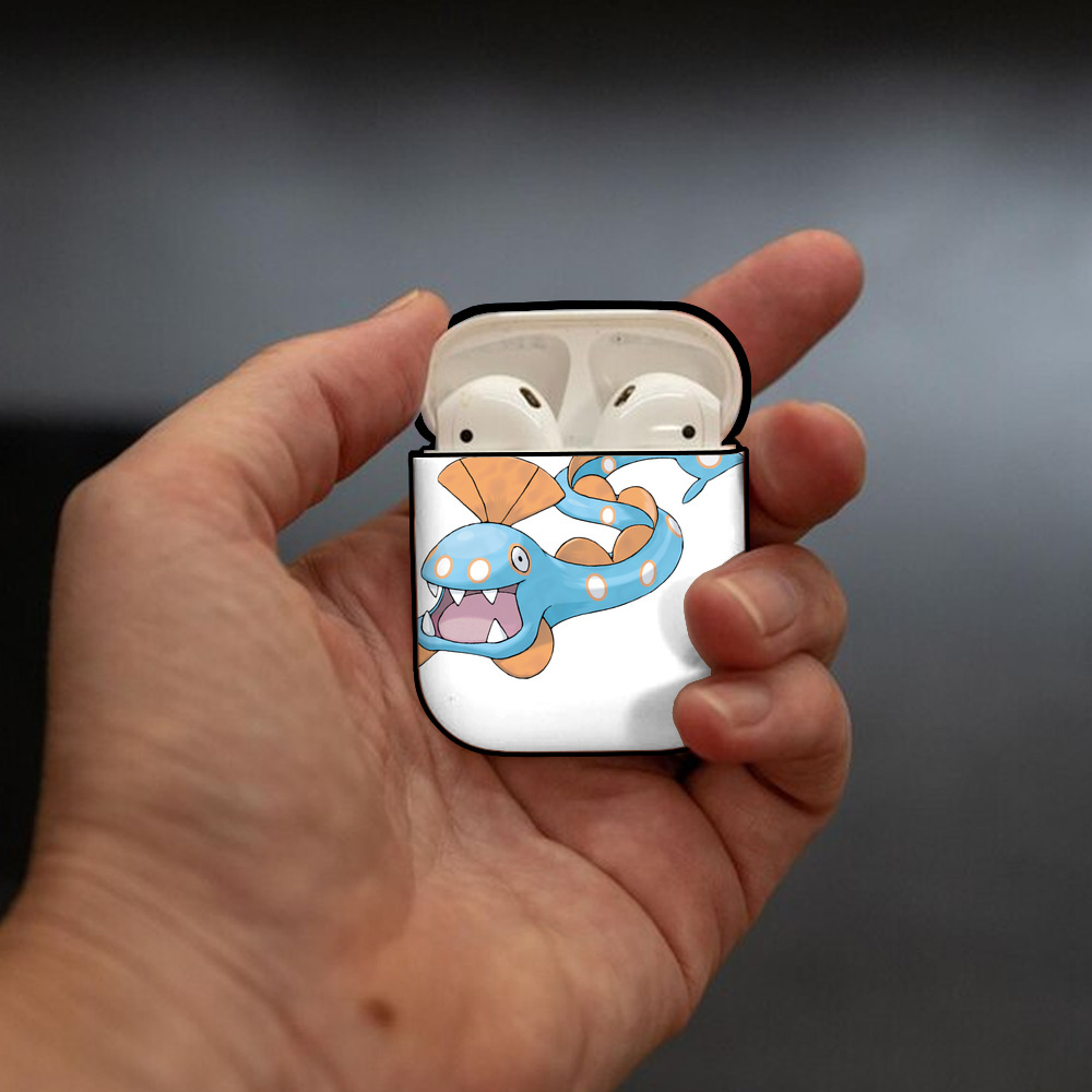 ポケットモンスター Pokémon AirPods 第2世代保護ケース ハードシェル ブラック 耐衝撃・防指紋・カラビナ付き