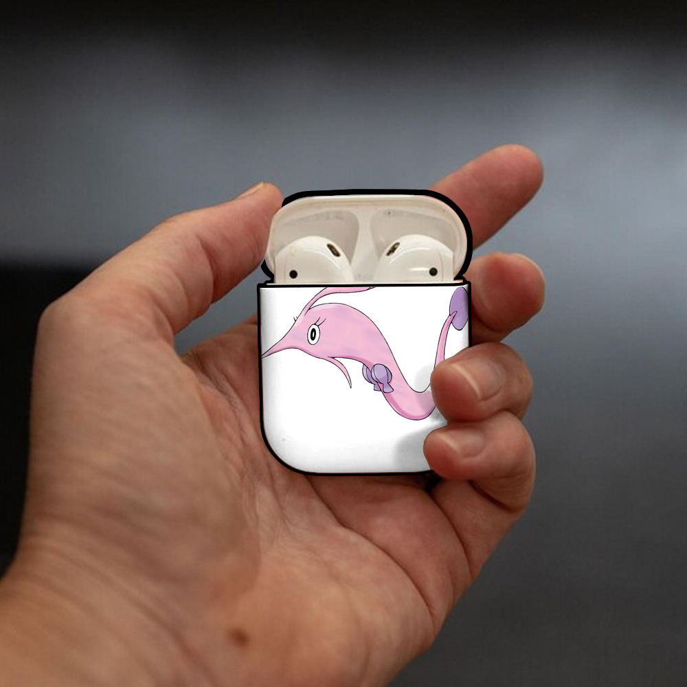 ポケットモンスター Pokémon AirPods 第2世代保護ケース ハードシェル ブラック 耐衝撃・防指紋・カラビナ付き