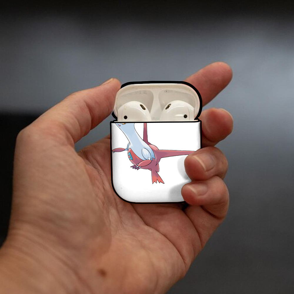 ポケットモンスター Pokémon AirPods 第2世代保護ケース ハードシェル ブラック 耐衝撃・防指紋・カラビナ付き