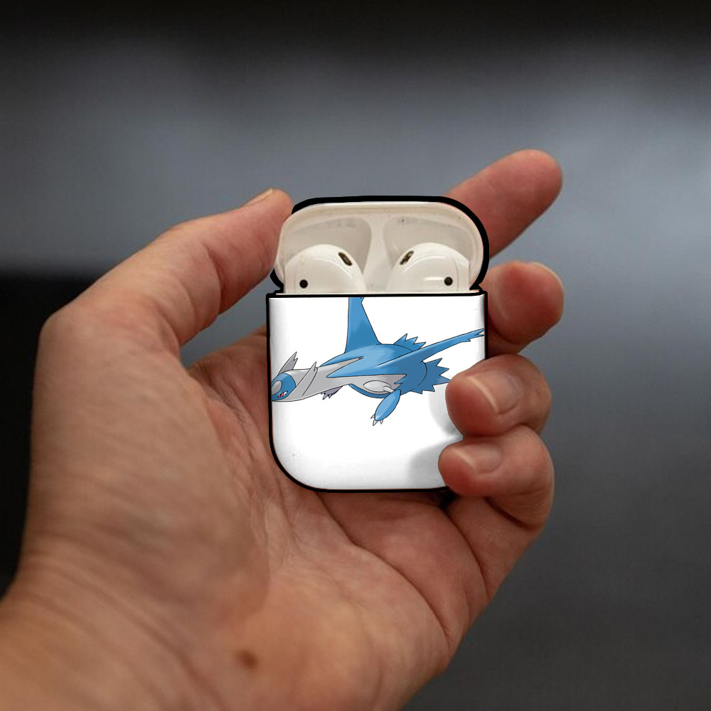 ポケットモンスター Pokémon AirPods 第2世代保護ケース ハードシェル ブラック 耐衝撃・防指紋・カラビナ付き