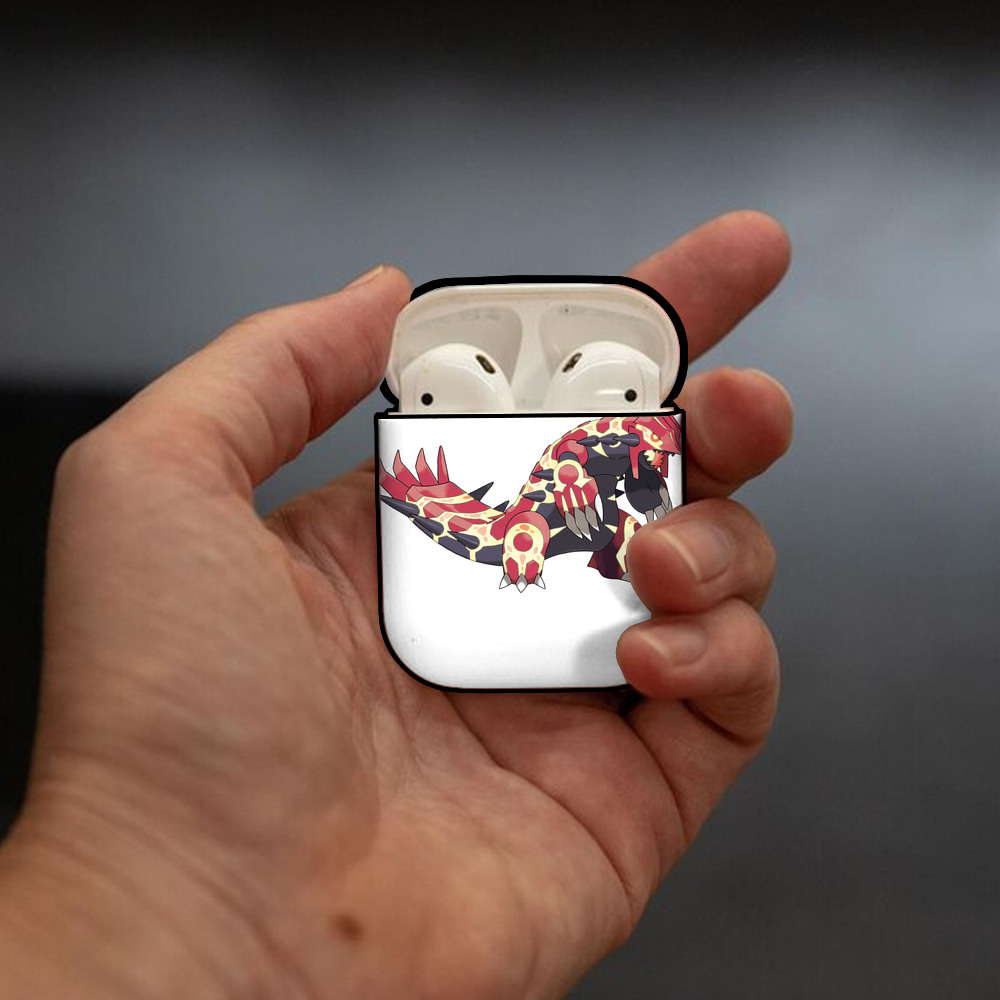 ポケットモンスター Pokémon AirPods 第2世代保護ケース ハードシェル ブラック 耐衝撃・防指紋・カラビナ付き