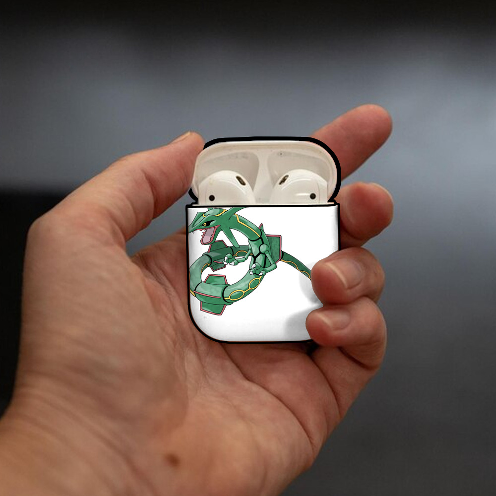 ポケットモンスター Pokémon AirPods 第2世代保護ケース ハードシェル ブラック 耐衝撃・防指紋・カラビナ付き