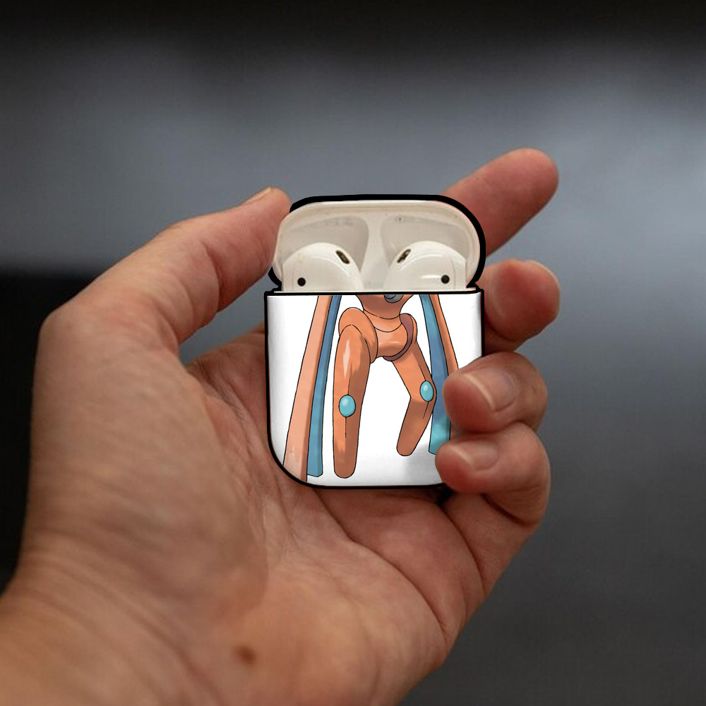ポケットモンスター Pokémon AirPods 第2世代保護ケース ハードシェル ブラック 耐衝撃・防指紋・カラビナ付き