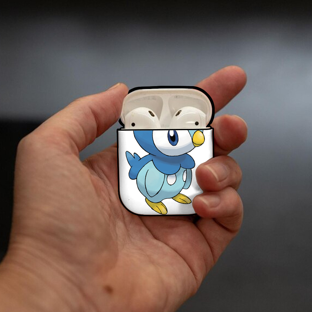 ポケットモンスター Pokémon AirPods 第2世代保護ケース ハードシェル ブラック 耐衝撃・防指紋・カラビナ付き