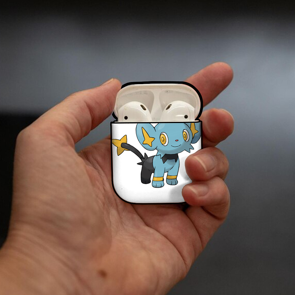 ポケットモンスター Pokémon AirPods 第2世代保護ケース ハードシェル ブラック 耐衝撃・防指紋・カラビナ付き