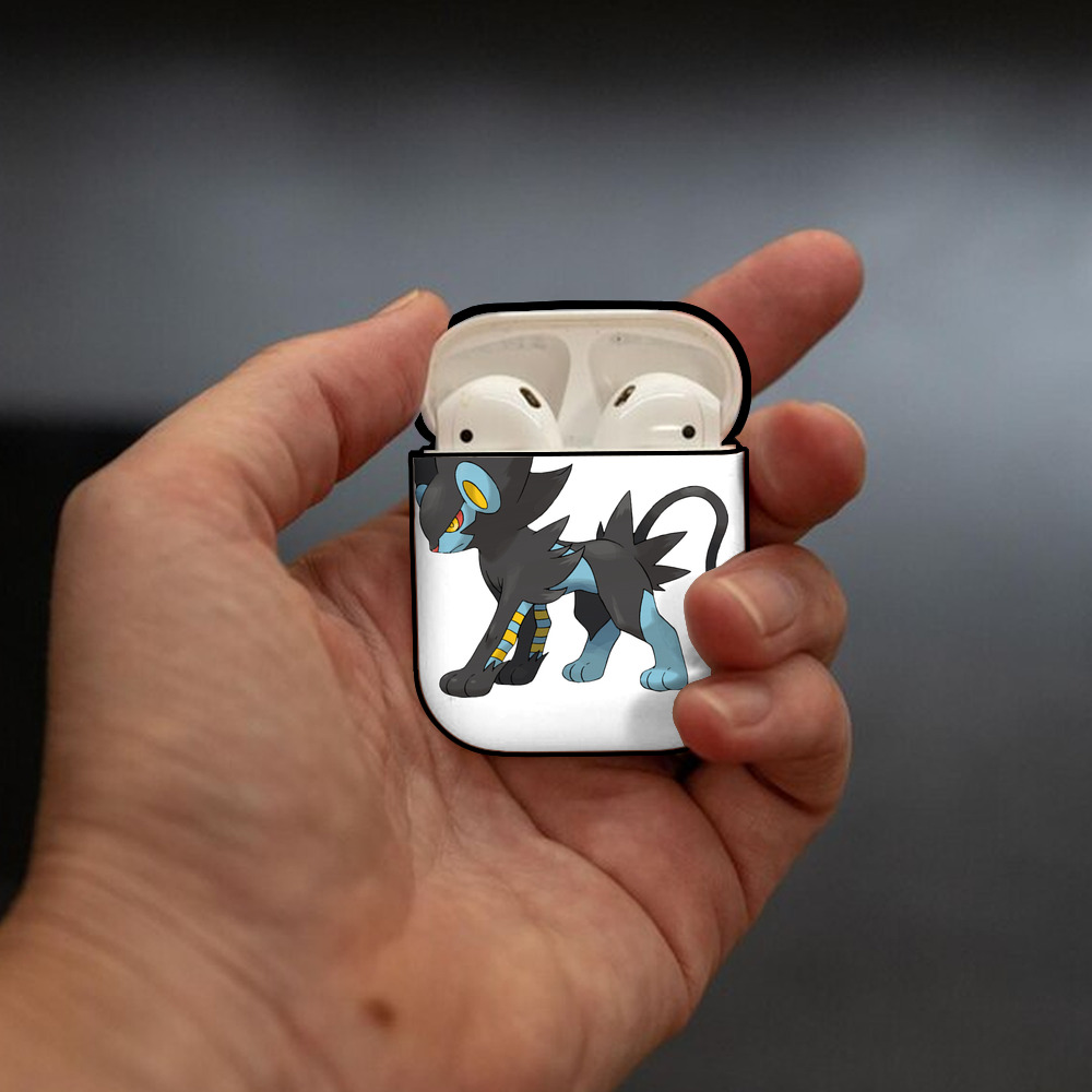 ポケットモンスター Pokémon AirPods 第2世代保護ケース ハードシェル ブラック 耐衝撃・防指紋・カラビナ付き