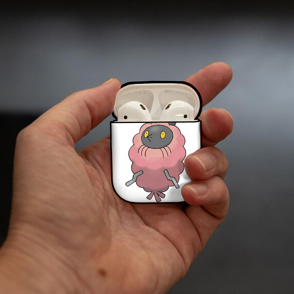 ポケットモンスター Pokémon AirPods 第2世代保護ケース ハードシェル ブラック 耐衝撃・防指紋・カラビナ付き