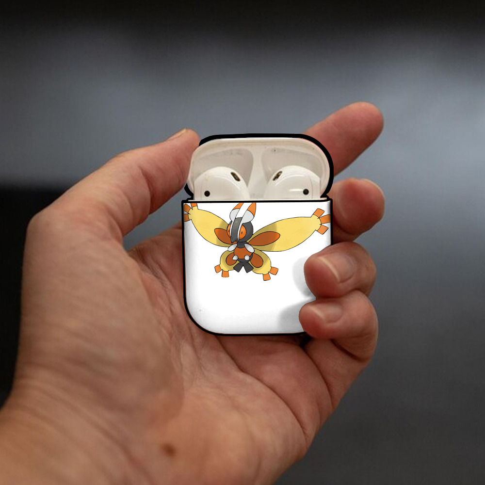 ポケットモンスター Pokémon AirPods 第2世代保護ケース ハードシェル ブラック 耐衝撃・防指紋・カラビナ付き