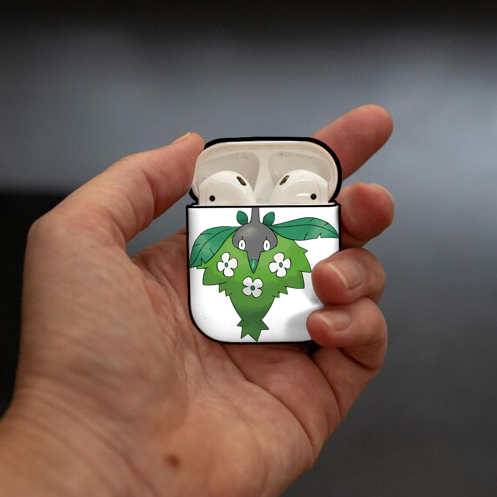 ポケットモンスター Pokémon AirPods 第2世代保護ケース ハードシェル ブラック 耐衝撃・防指紋・カラビナ付き