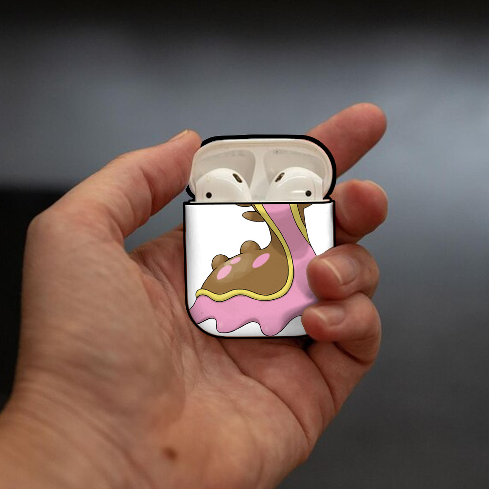 ポケットモンスター Pokémon AirPods 第2世代保護ケース ハードシェル ブラック 耐衝撃・防指紋・カラビナ付き