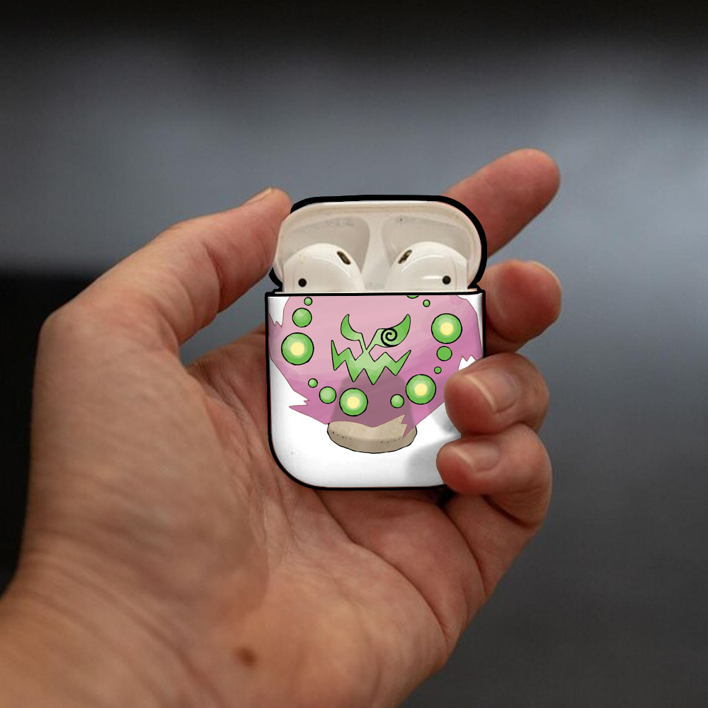 ポケットモンスター Pokémon AirPods 第2世代保護ケース ハードシェル ブラック 耐衝撃・防指紋・カラビナ付き