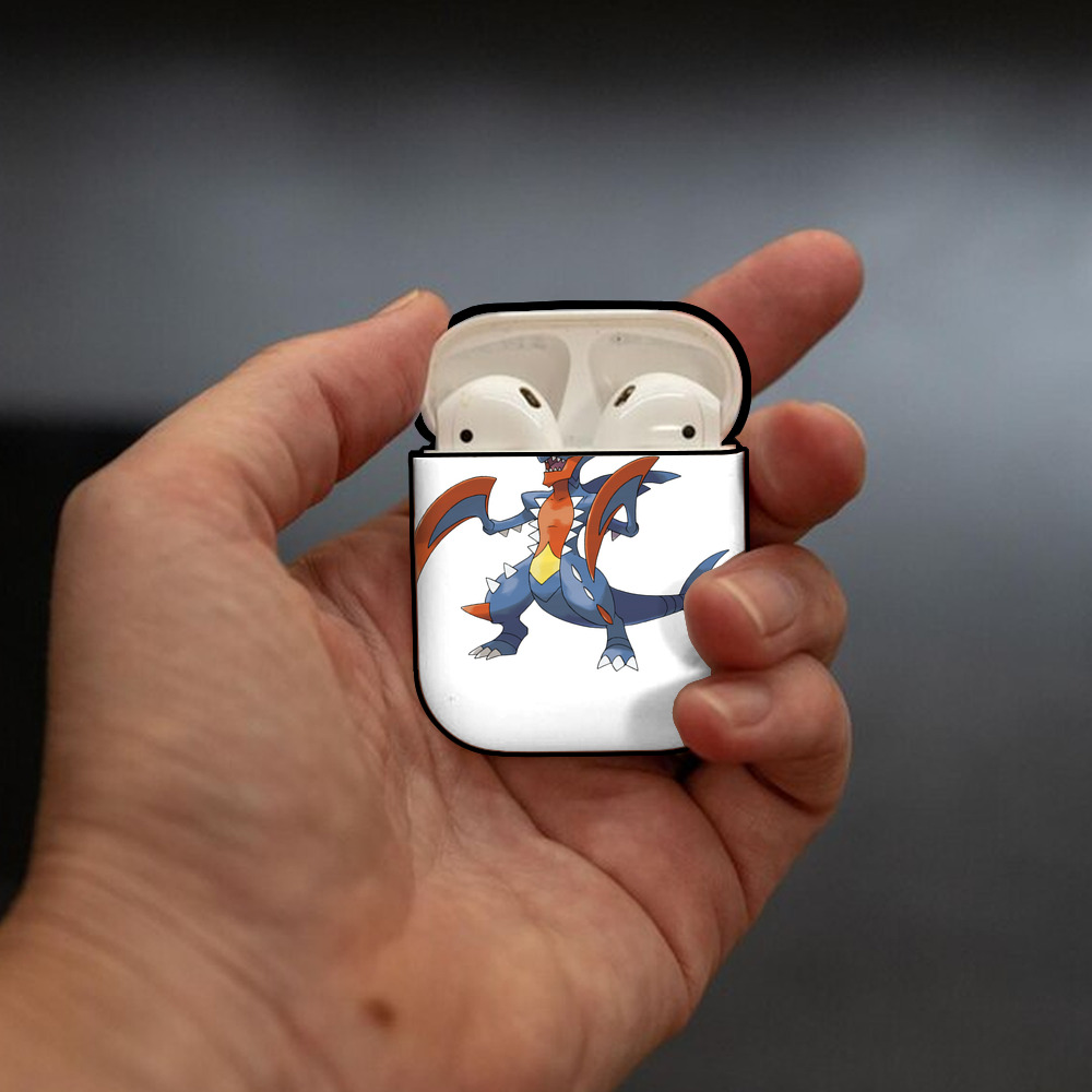 ポケットモンスター Pokémon AirPods 第2世代保護ケース ハードシェル ブラック 耐衝撃・防指紋・カラビナ付き