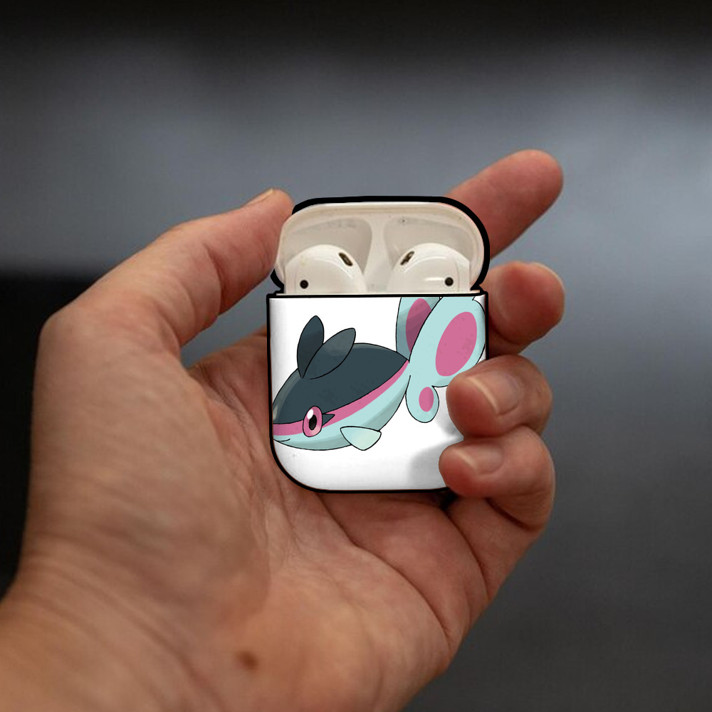 ポケットモンスター Pokémon AirPods 第2世代保護ケース ハードシェル ブラック 耐衝撃・防指紋・カラビナ付き