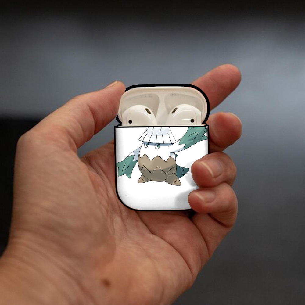 ポケットモンスター Pokémon AirPods 第2世代保護ケース ハードシェル ブラック 耐衝撃・防指紋・カラビナ付き