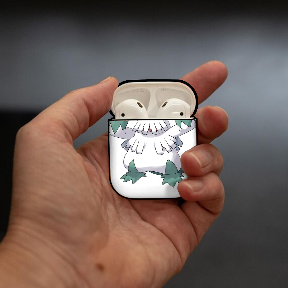 ポケットモンスター Pokémon AirPods 第2世代保護ケース ハードシェル ブラック 耐衝撃・防指紋・カラビナ付き