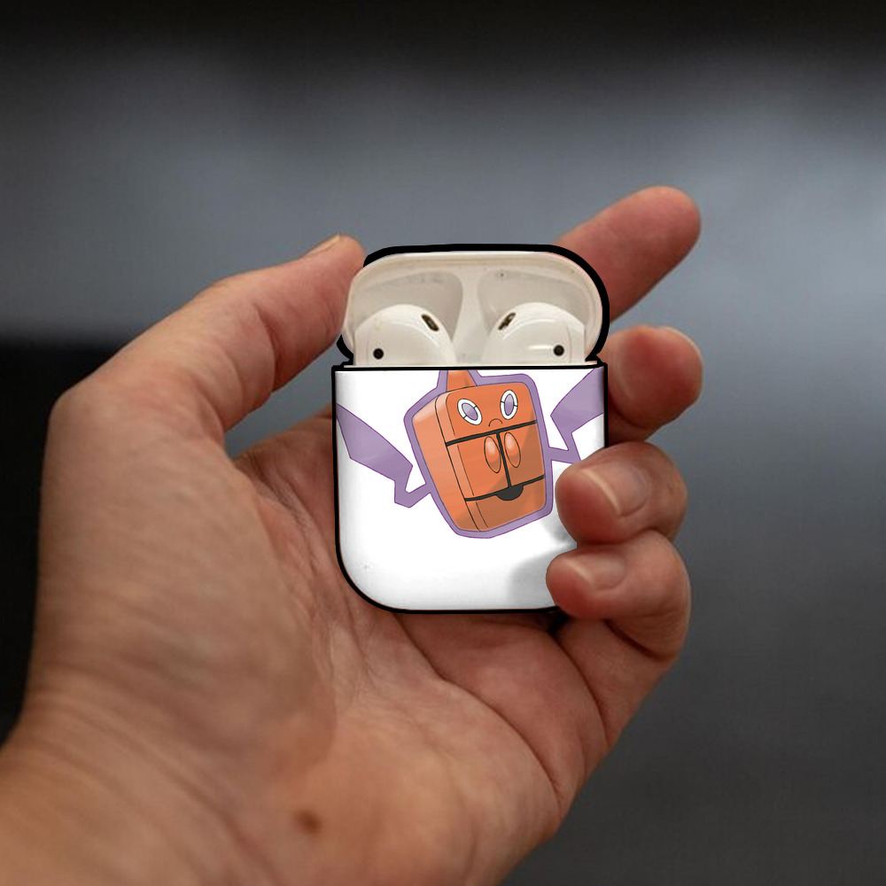 ポケットモンスター Pokémon AirPods 第2世代保護ケース ハードシェル ブラック 耐衝撃・防指紋・カラビナ付き
