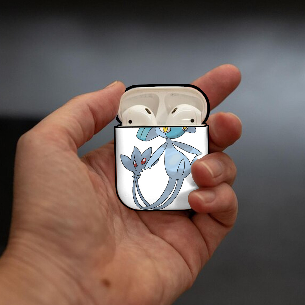 ポケットモンスター Pokémon AirPods 第2世代保護ケース ハードシェル ブラック 耐衝撃・防指紋・カラビナ付き