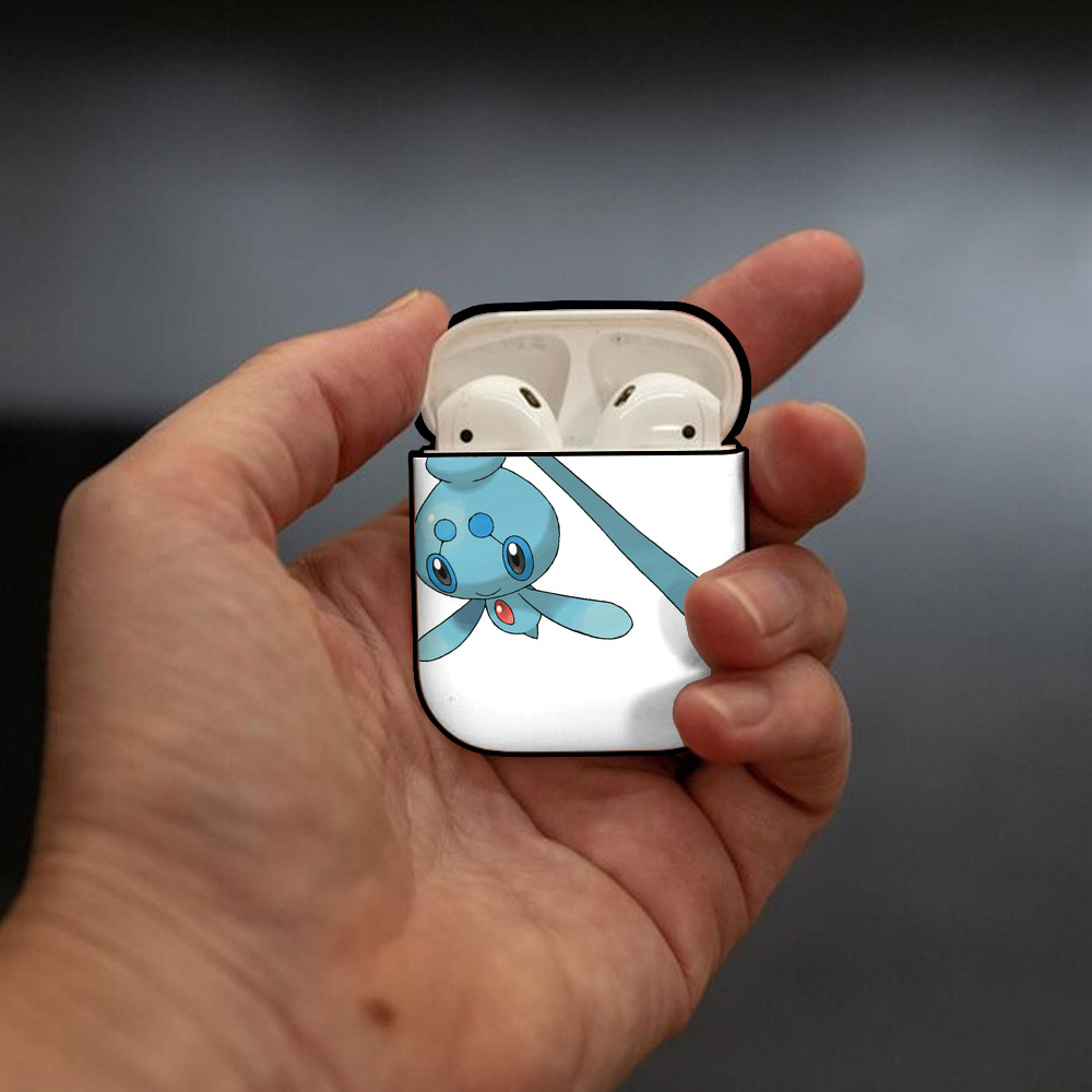 ポケットモンスター Pokémon AirPods 第2世代保護ケース ハードシェル ブラック 耐衝撃・防指紋・カラビナ付き