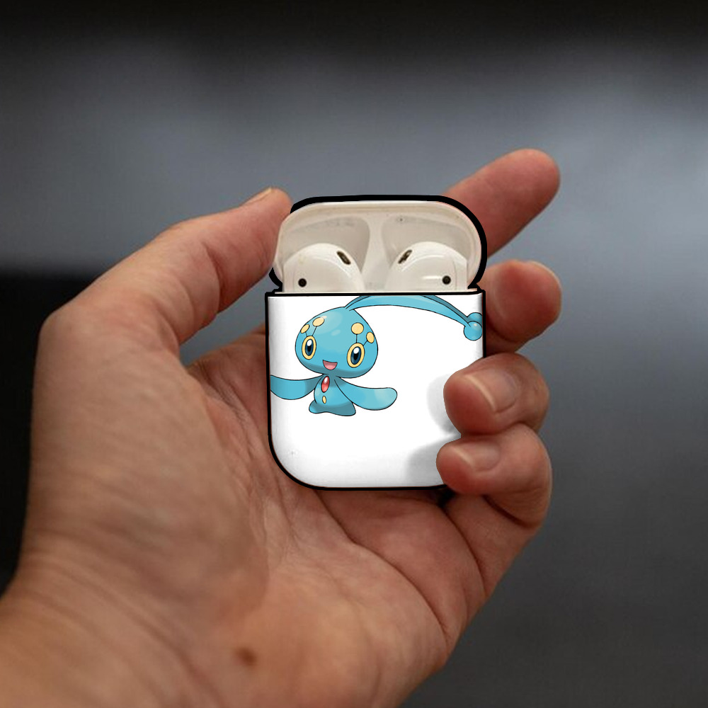 ポケットモンスター Pokémon AirPods 第2世代保護ケース ハードシェル ブラック 耐衝撃・防指紋・カラビナ付き