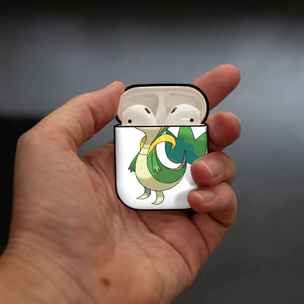 ポケットモンスター Pokémon AirPods 第2世代保護ケース ハードシェル ブラック 耐衝撃・防指紋・カラビナ付き