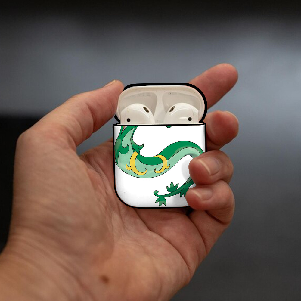 ポケットモンスター Pokémon AirPods 第2世代保護ケース ハードシェル ブラック 耐衝撃・防指紋・カラビナ付き