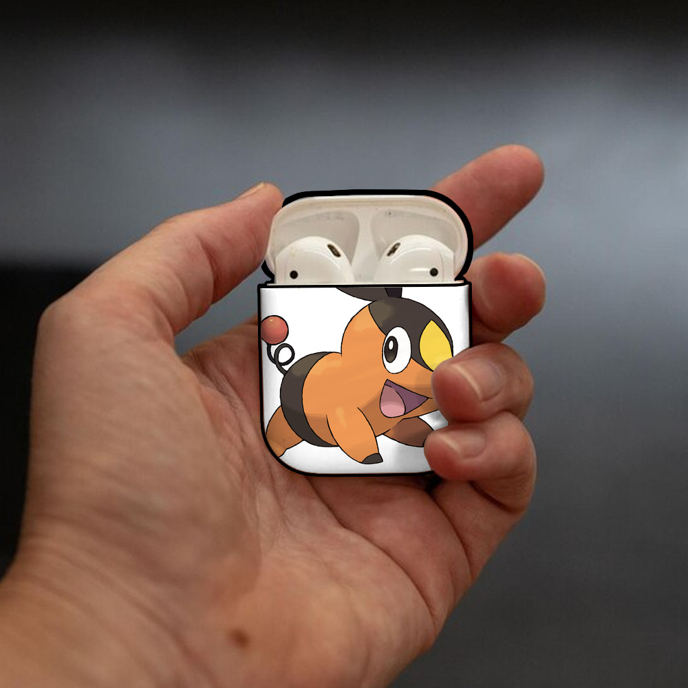 ポケットモンスター Pokémon AirPods 第2世代保護ケース ハードシェル ブラック 耐衝撃・防指紋・カラビナ付き