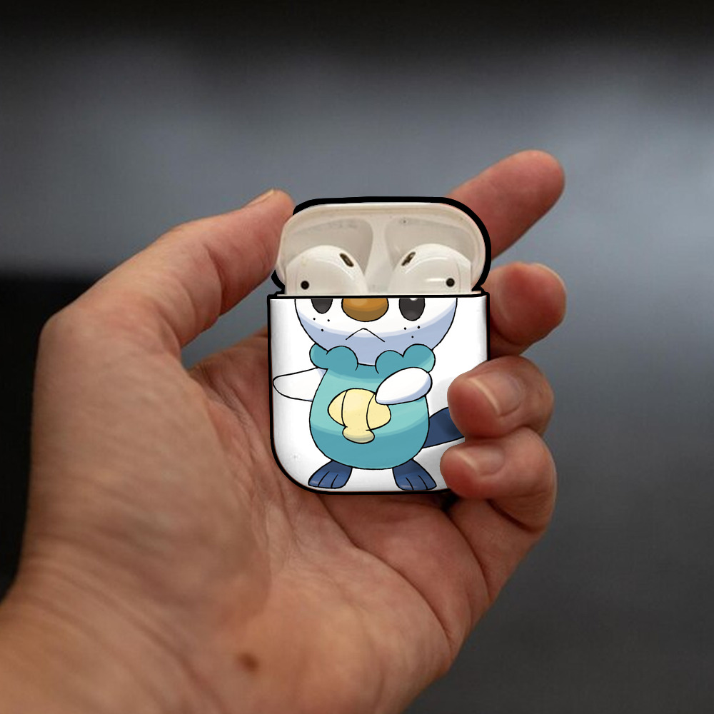 ポケットモンスター Pokémon AirPods 第2世代保護ケース ハードシェル ブラック 耐衝撃・防指紋・カラビナ付き