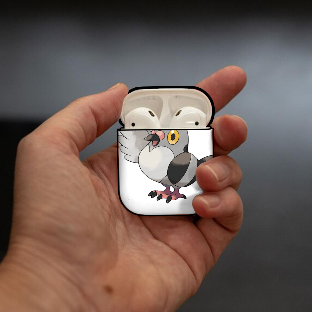 ポケットモンスター Pokémon AirPods 第2世代保護ケース ハードシェル ブラック 耐衝撃・防指紋・カラビナ付き