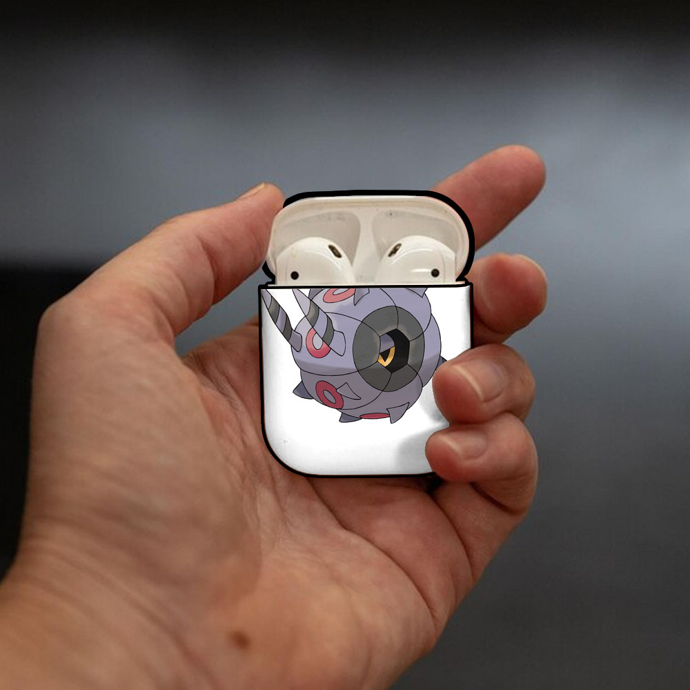 ポケットモンスター Pokémon AirPods 第2世代保護ケース ハードシェル ブラック 耐衝撃・防指紋・カラビナ付き