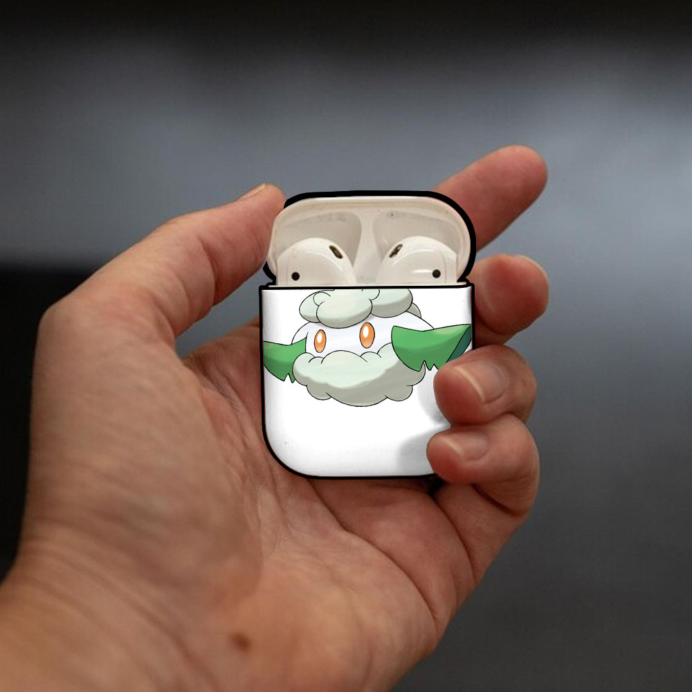 ポケットモンスター Pokémon AirPods 第2世代保護ケース ハードシェル ブラック 耐衝撃・防指紋・カラビナ付き