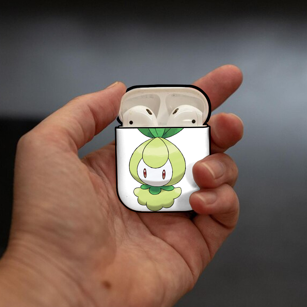 ポケットモンスター Pokémon AirPods 第2世代保護ケース ハードシェル ブラック 耐衝撃・防指紋・カラビナ付き