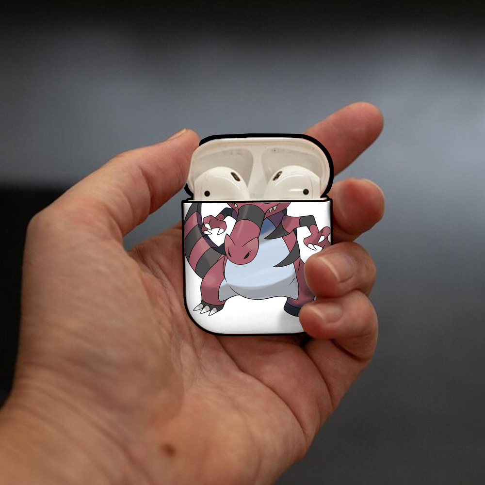 ポケットモンスター Pokémon AirPods 第2世代保護ケース ハードシェル ブラック 耐衝撃・防指紋・カラビナ付き