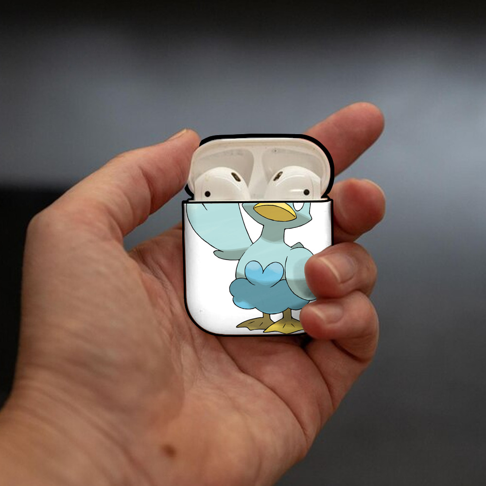 ポケットモンスター Pokémon AirPods 第2世代保護ケース ハードシェル ブラック 耐衝撃・防指紋・カラビナ付き