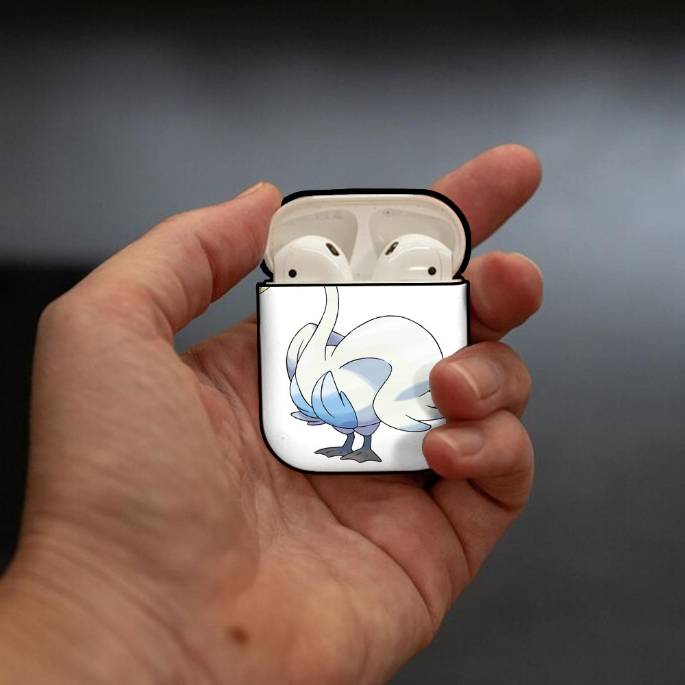 ポケットモンスター Pokémon AirPods 第2世代保護ケース ハードシェル ブラック 耐衝撃・防指紋・カラビナ付き