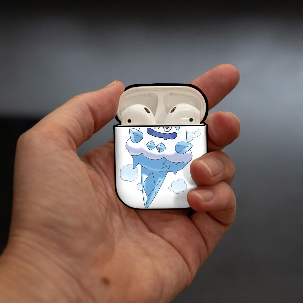 ポケットモンスター Pokémon AirPods 第2世代保護ケース ハードシェル ブラック 耐衝撃・防指紋・カラビナ付き