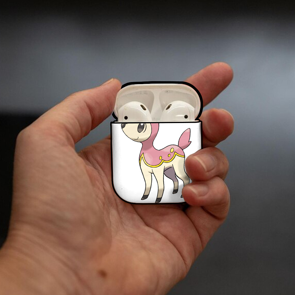 ポケットモンスター Pokémon AirPods 第2世代保護ケース ハードシェル ブラック 耐衝撃・防指紋・カラビナ付き