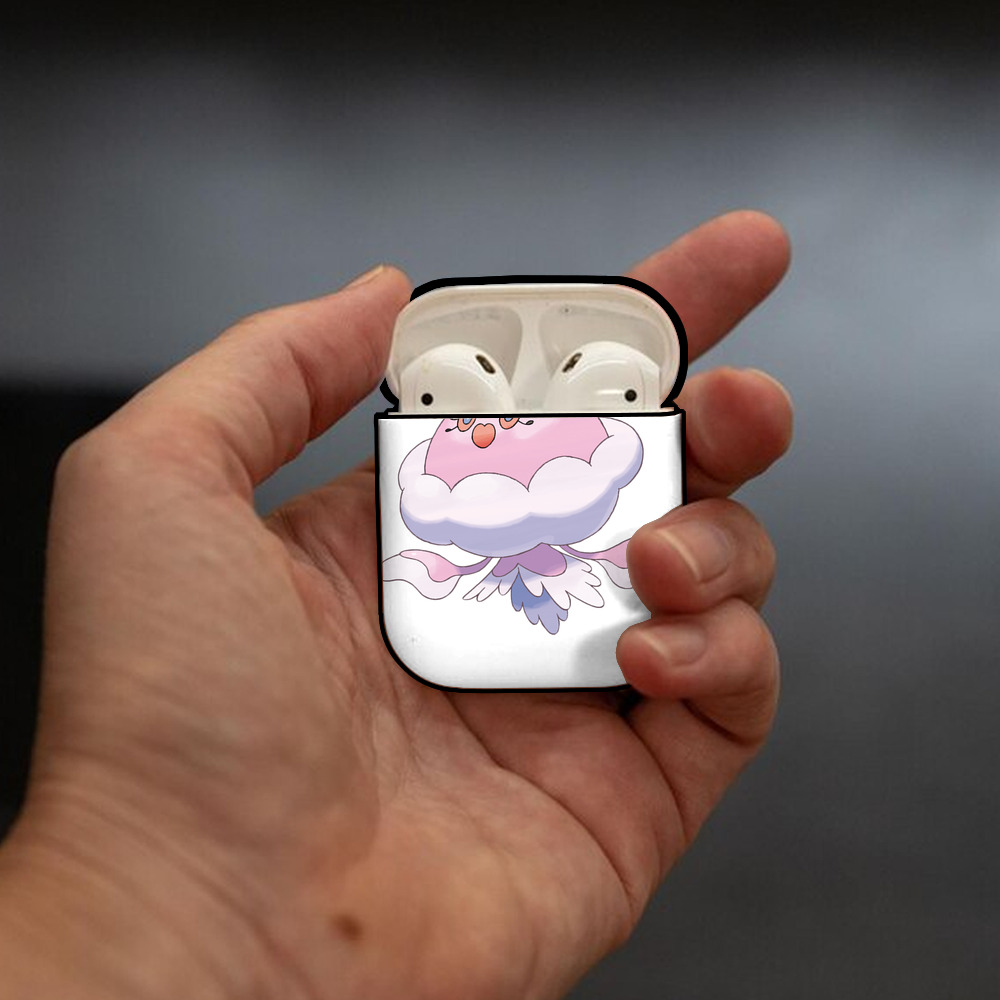 ポケットモンスター Pokémon AirPods 第2世代保護ケース ハードシェル ブラック 耐衝撃・防指紋・カラビナ付き