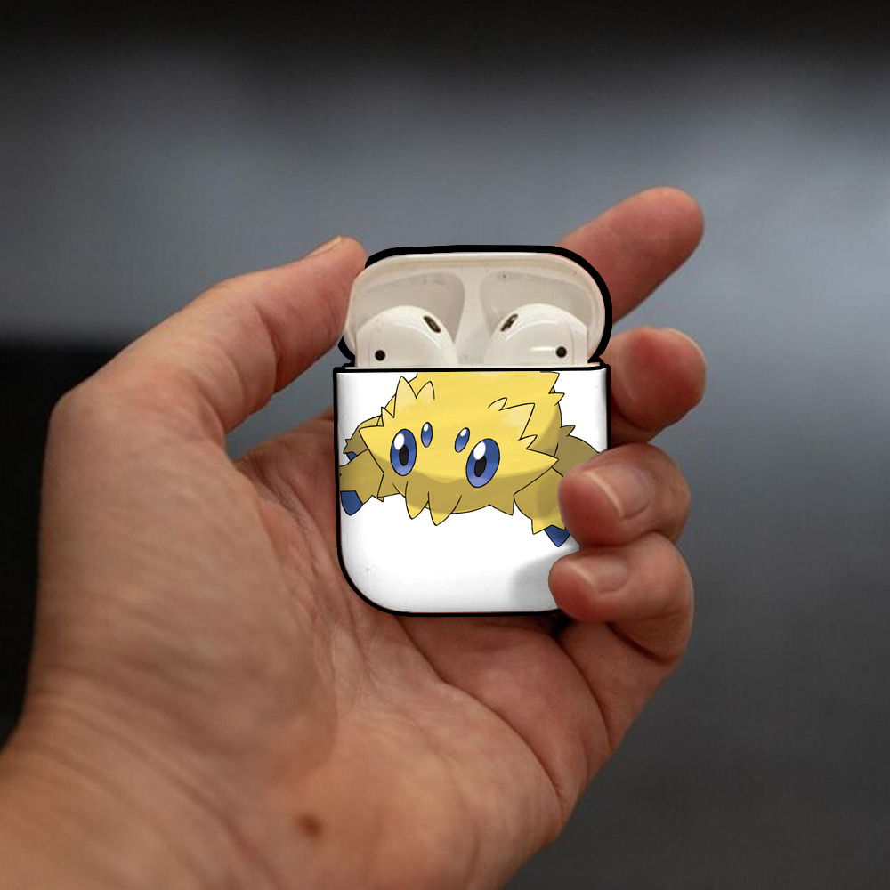 ポケットモンスター Pokémon AirPods 第2世代保護ケース ハードシェル ブラック 耐衝撃・防指紋・カラビナ付き