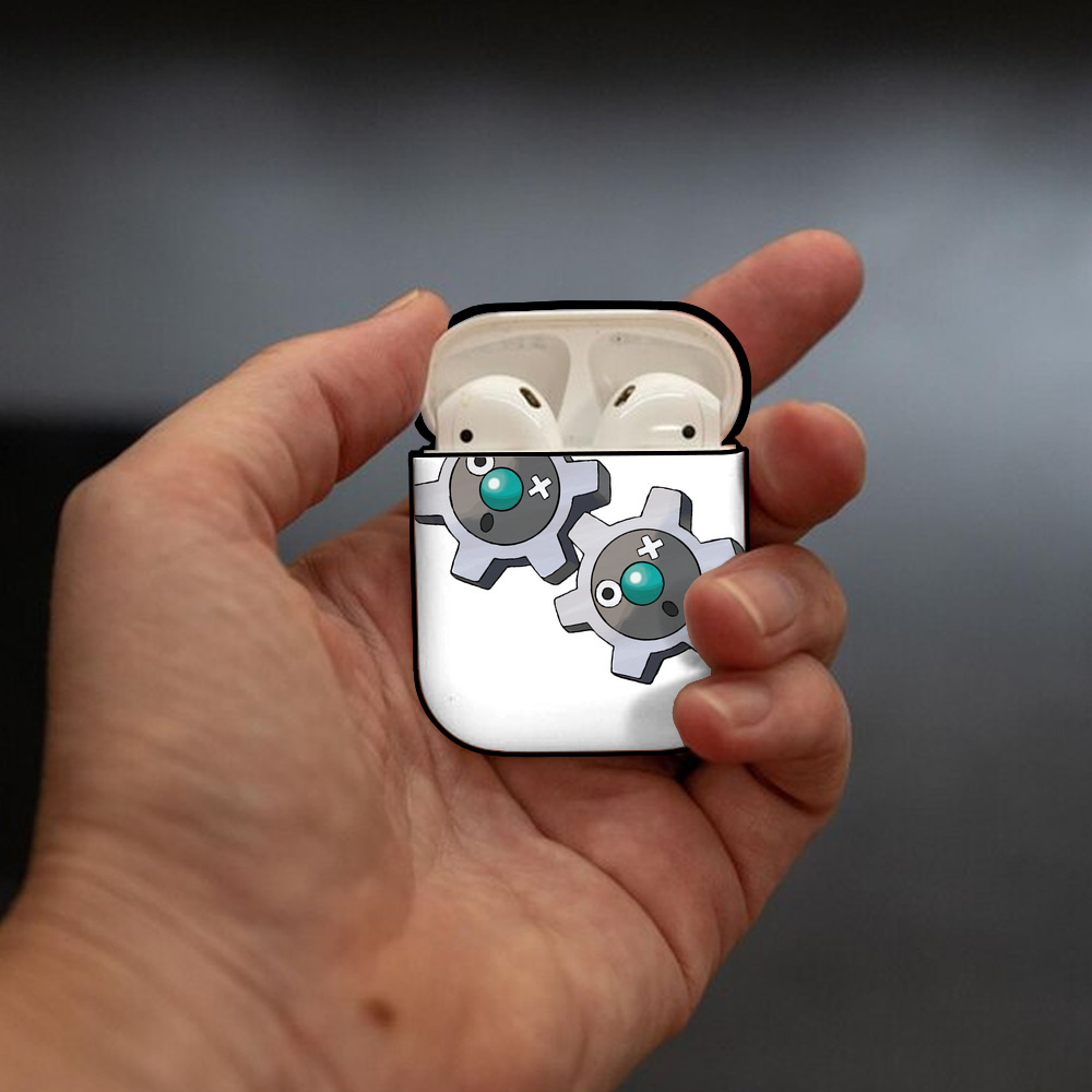 ポケットモンスター Pokémon AirPods 第2世代保護ケース ハードシェル ブラック 耐衝撃・防指紋・カラビナ付き