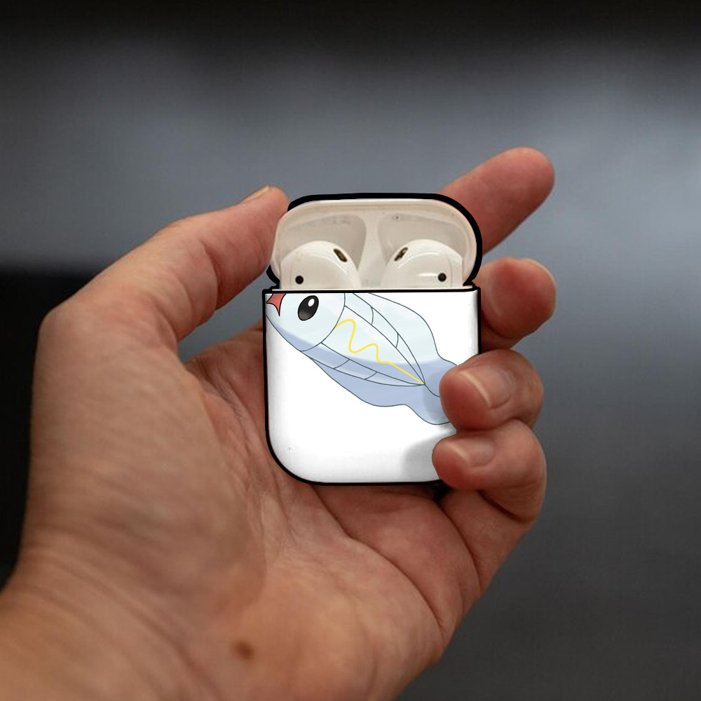 ポケットモンスター Pokémon AirPods 第2世代保護ケース ハードシェル ブラック 耐衝撃・防指紋・カラビナ付き