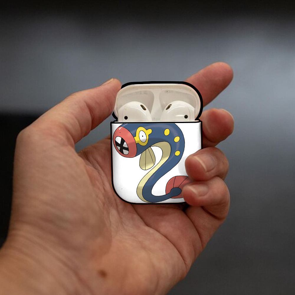ポケットモンスター Pokémon AirPods 第2世代保護ケース ハードシェル ブラック 耐衝撃・防指紋・カラビナ付き