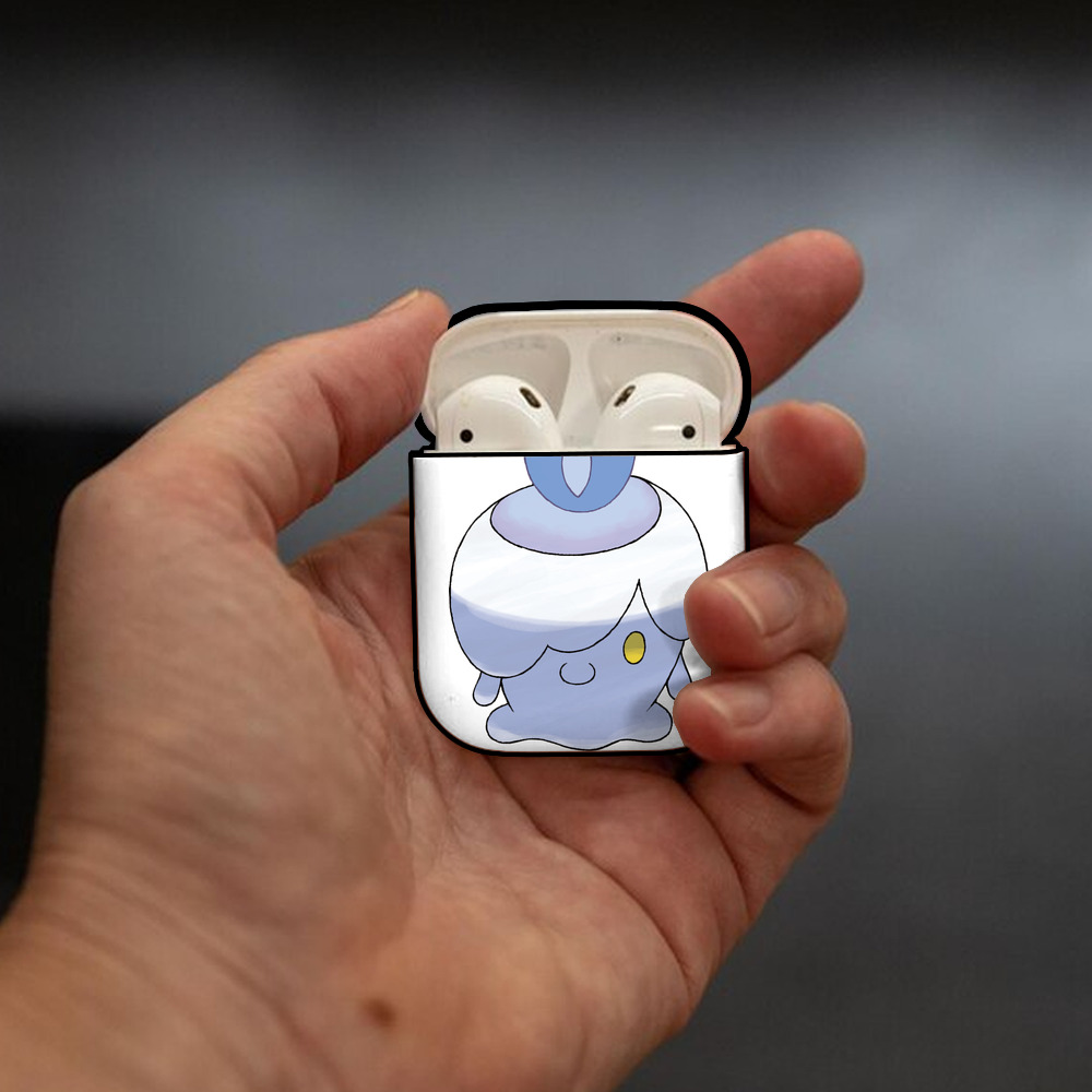 ポケットモンスター Pokémon AirPods 第2世代保護ケース ハードシェル ブラック 耐衝撃・防指紋・カラビナ付き