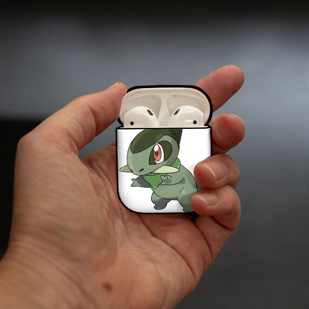ポケットモンスター Pokémon AirPods 第2世代保護ケース ハードシェル ブラック 耐衝撃・防指紋・カラビナ付き