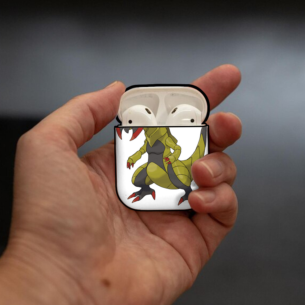ポケットモンスター Pokémon AirPods 第2世代保護ケース ハードシェル ブラック 耐衝撃・防指紋・カラビナ付き